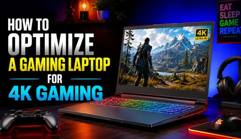 how to optimize gaming laptop for 4k